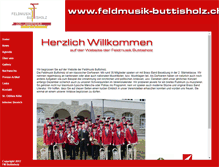Tablet Screenshot of feldmusik-buttisholz.ch